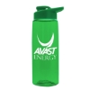 Garyline® Flair Tritan® Bottle with Drink-Thru Lid - 26 oz. - Transparent green